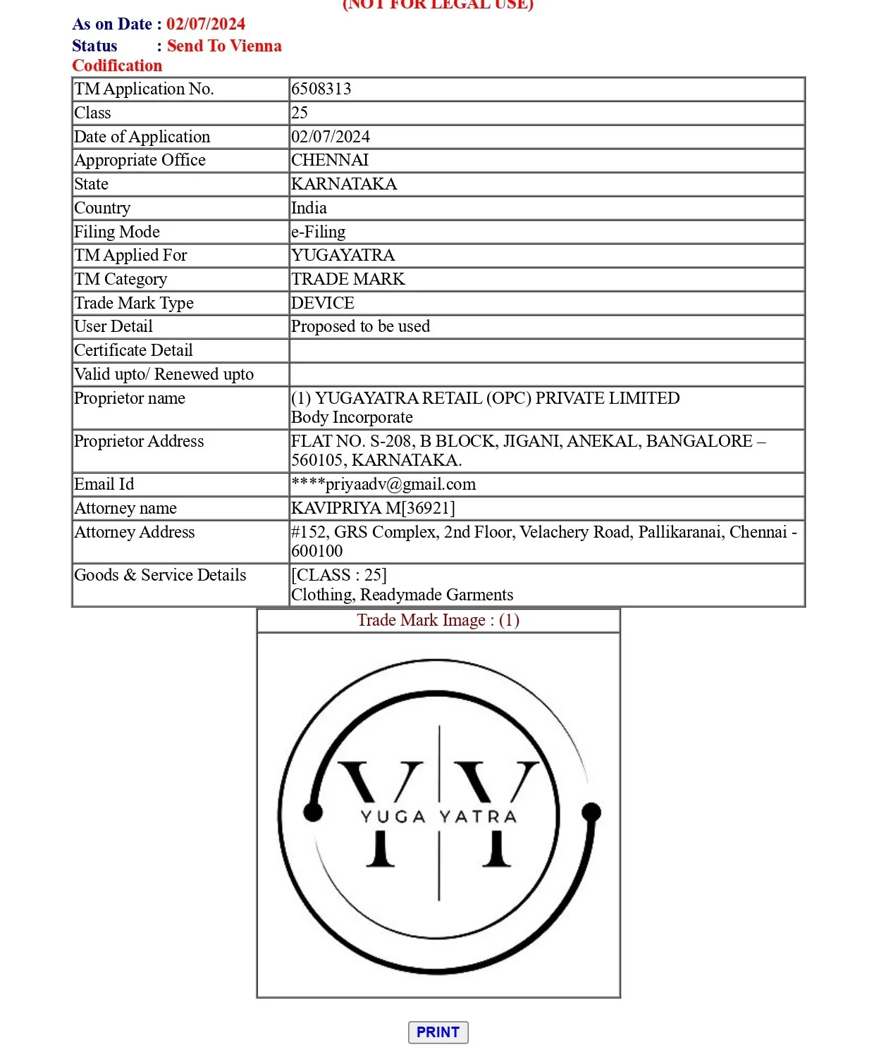 Trademark Application Filed thumbnail