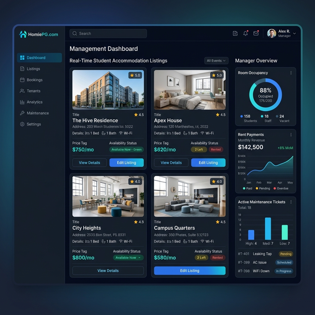 HomiePG.com screenshot