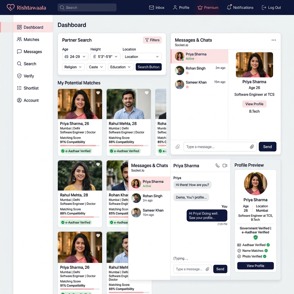 Rishtawaala.com screenshot